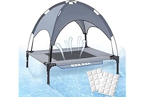 36'' Outdoor Pet Bed with Canopy