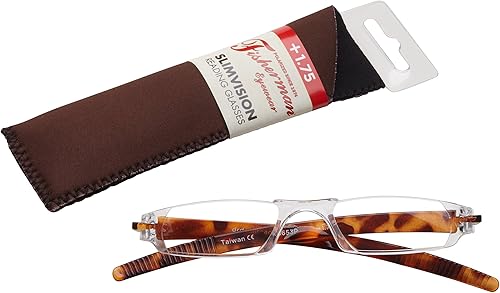 Miniatura 2 de Fisherman Eyewear Gafas de lectura sin montura Slim Vision Tortoise