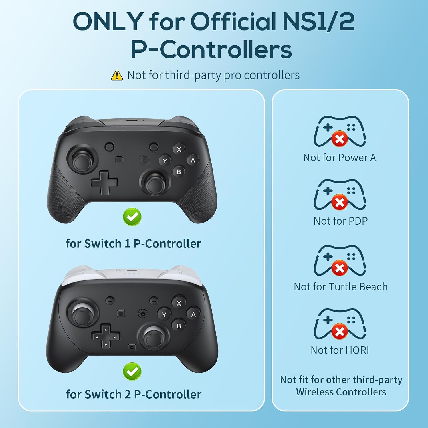 KINWIN Switch 2 Controller Charging Dock for Joypad 2 & Pro Controlle 2/1