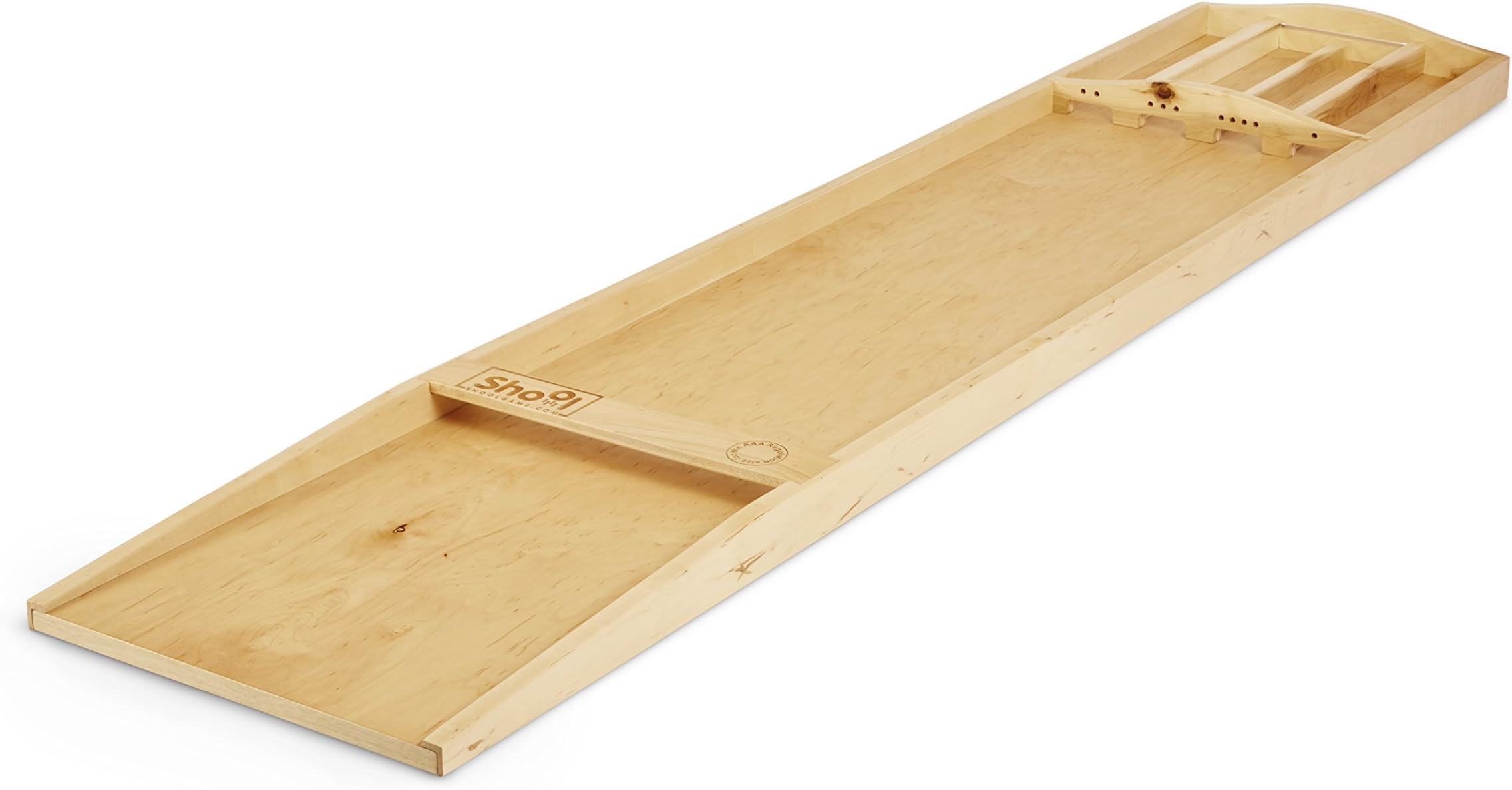 Shool Game - Custom Maple Wood Board (Sjoelbak - Dutch Shuffleboard)