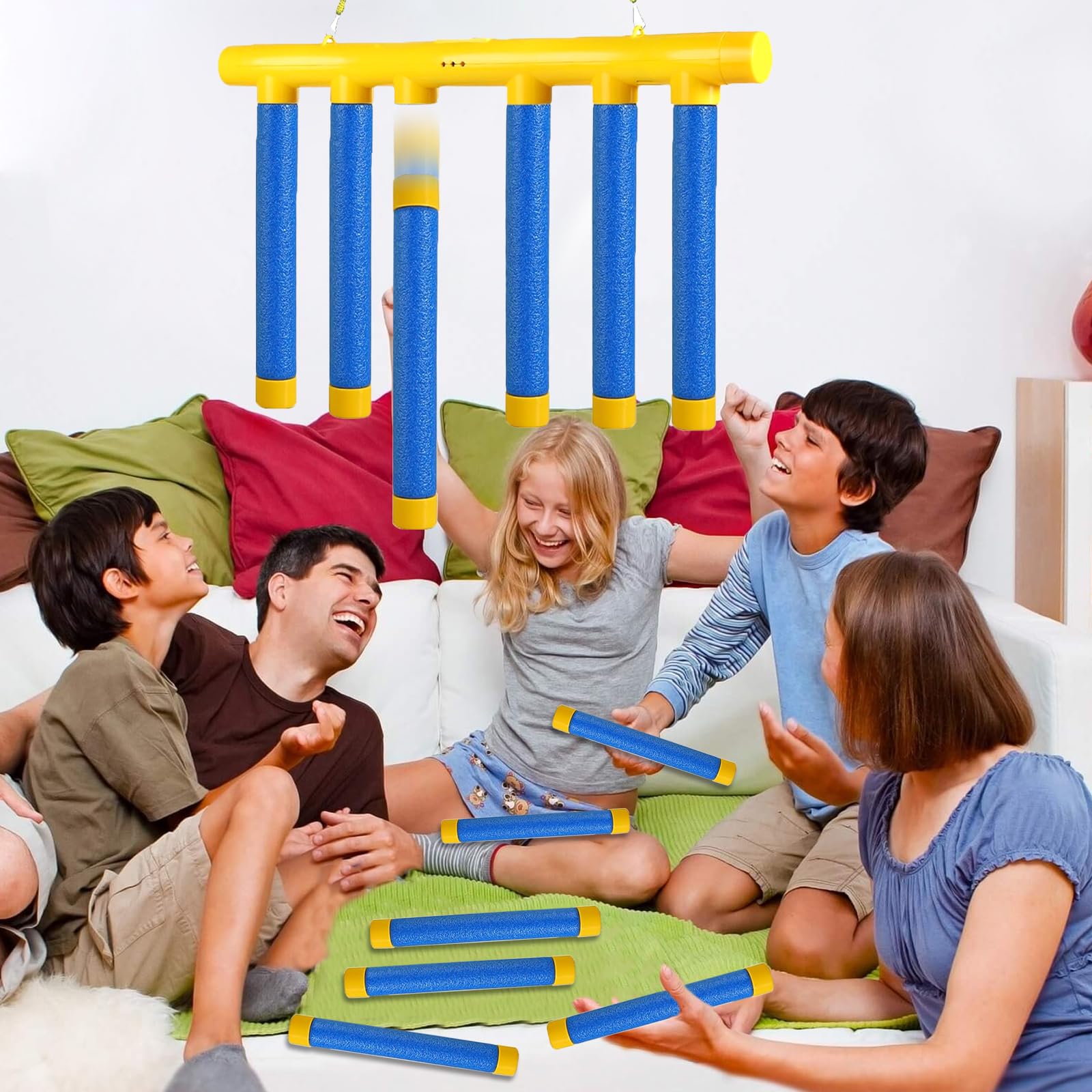 Gioco di bastoncini che con telecomando, giocattolo di allenamento di reazione con 3 velocità regolabile, giochi di reazione per bambini, gioco di