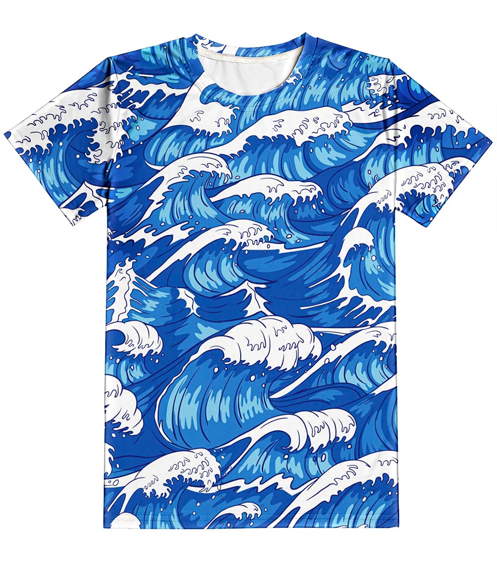 Boys Girls 3D Graphic Shirts Novelty Kids T-Shirt Crewneck Summer Short Sleeve Top Tees for 6-16 Years
