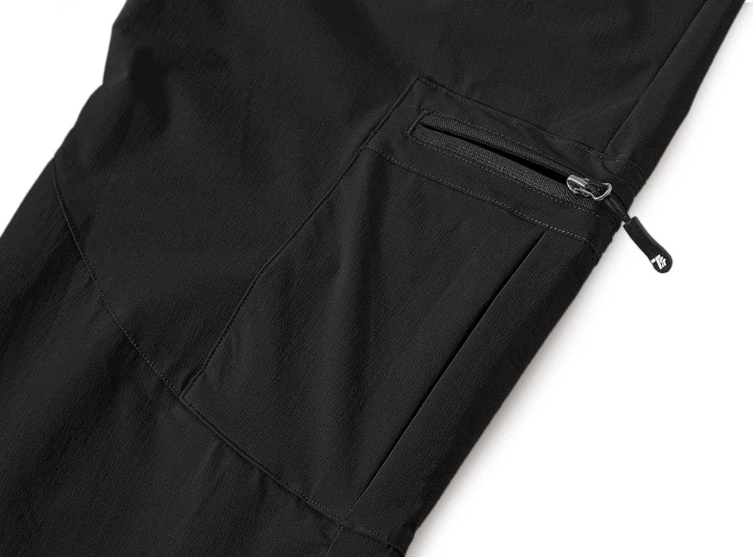 BASUDAM Men's Cargo Hiking Pants Quick Dry Lightweight Stretch Water Resistant Summer Outdoor Camping Travel with Pockets - Image 6