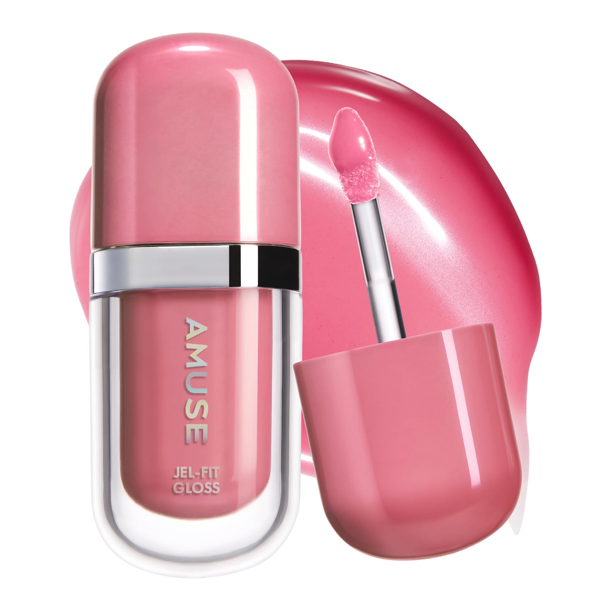 Amuse SEOUL Jel-Fit Tinted Lip Gloss (CAFFEINE CHERRY) - Ultra Shine Plumping Lip Stain, Hydrating Volumizing Lip Tint, Non-Sticky, Long Lasting Glossy Finish, Vegan, K-Beauty Makeup | High Shine, Buildable Color — view 19