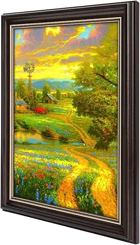 Miniatura 8 de Space Art Deco, Marco de fotos de 8 x 12 pulgadas sin paspartú para fotoimpresiónpóster horizontal o vertical de 8 x 12 pulgadas, montaje en pared