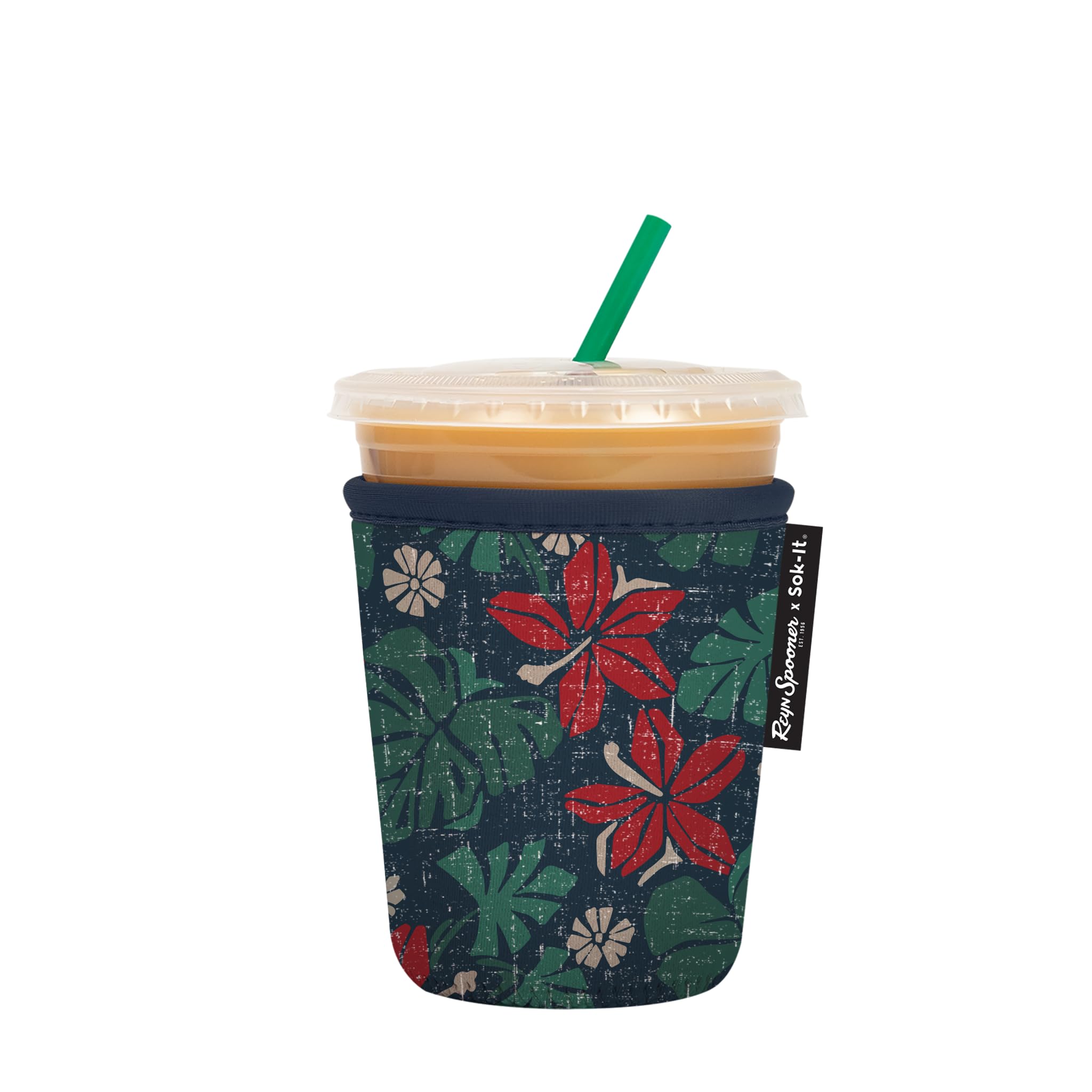 Sok ItSok It Java Sok Iced Coffee & Cold Soda Insulated Neoprene Cup Sleeve (Pahala Xmas, Small: 18-20oz)