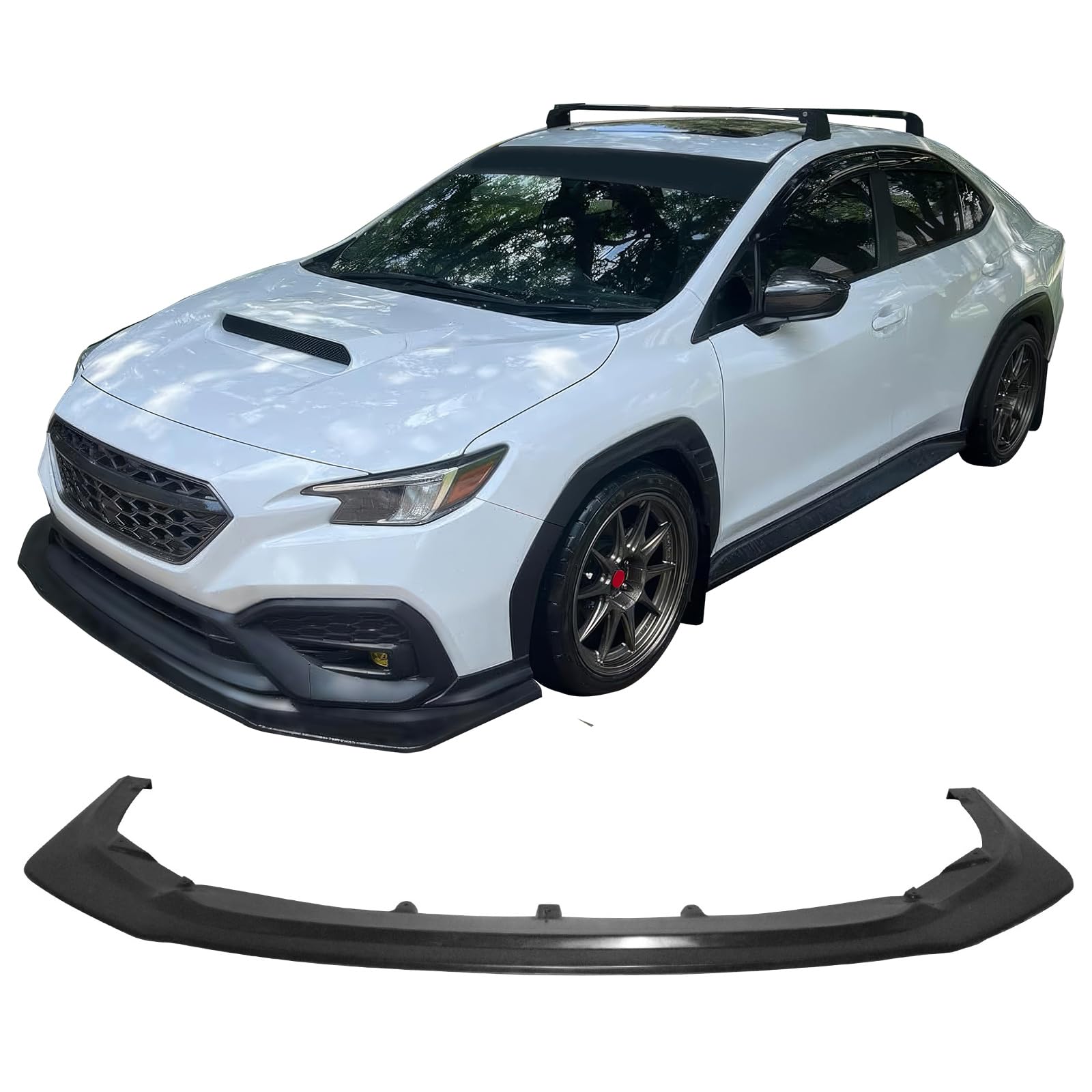 Amazon.com: IKON MOTORSPORTS, Front Bumper Lip Compatible with
