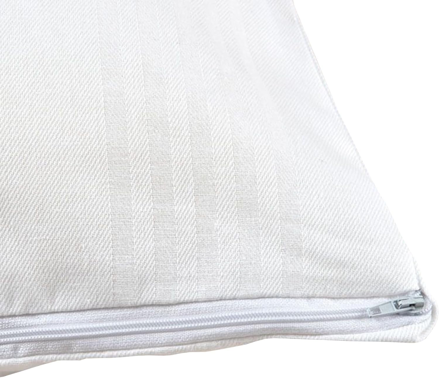 Corredocasa Set di 2 Federe Fasciate con Cerniera in 100% Puro Cotone - Coppia Federe per Cuscini qualità Extra Premium, Morbide e Traspiranti - Proteggi Copricuscino 52x82 cm per Letto, Casa e Hotel