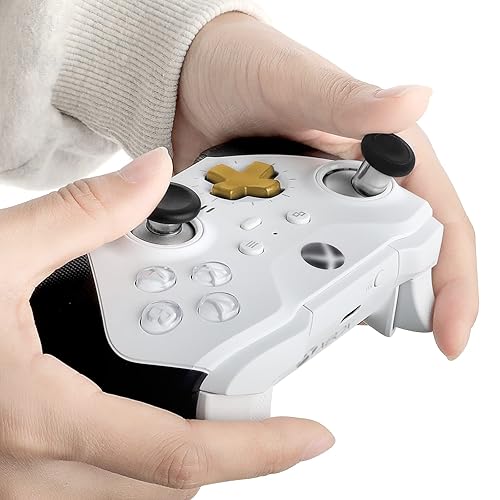 Miniatura 5 de Metal Replacement Thumbsticks for Xbox Elite Controller Series 2 Core,Component Pack Includes 4 Swap Magnetic Joysticks,4 Paddles,1 Standard D-Pads,