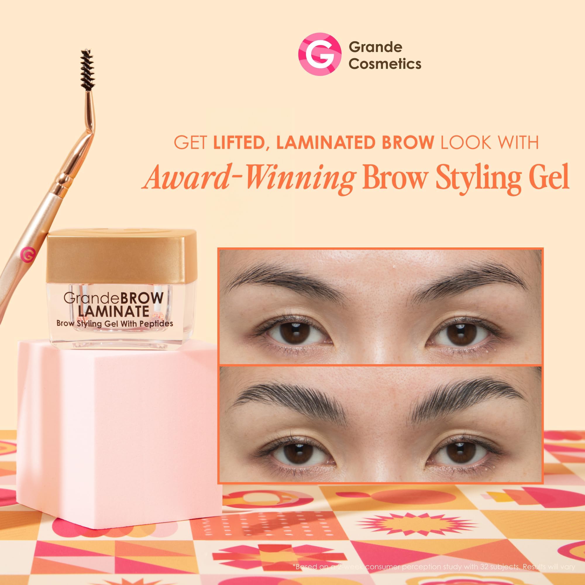 Grande Cosmetics Lamination Gel | Shapes, Sculpts & Sets With 12-Hour Hold | Conditions & Nourishes