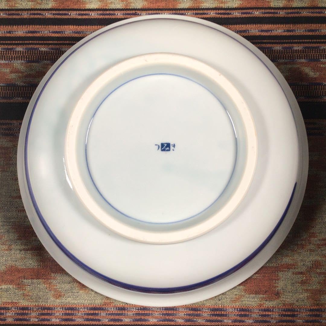 Amazon.co.jp: 小劣化 龍峰 つみき 赤呉須花鳥 大鉢 : ホーム＆キッチン