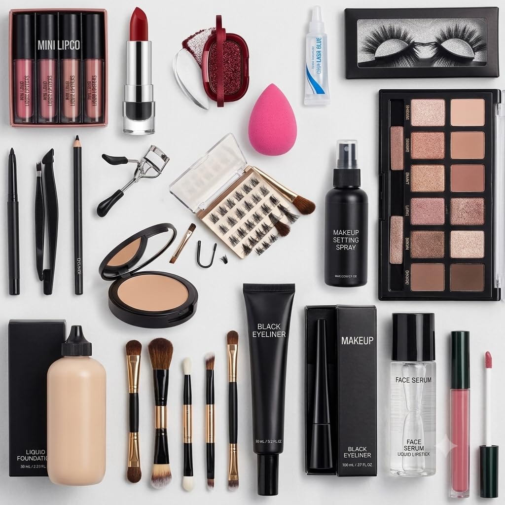 WRYAK Makeup Kit Combo Waterproof and Matte Finish Makeup Product (19 Items in the set)