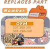 Cubierta de embrague con freno para motosierras Husqvarna 455, 455E, 460, 461 - Reemplaza la pieza OEM # 537286301 - Cubierta de repuesto duradera con mecanismo de freno 537 286 301 3