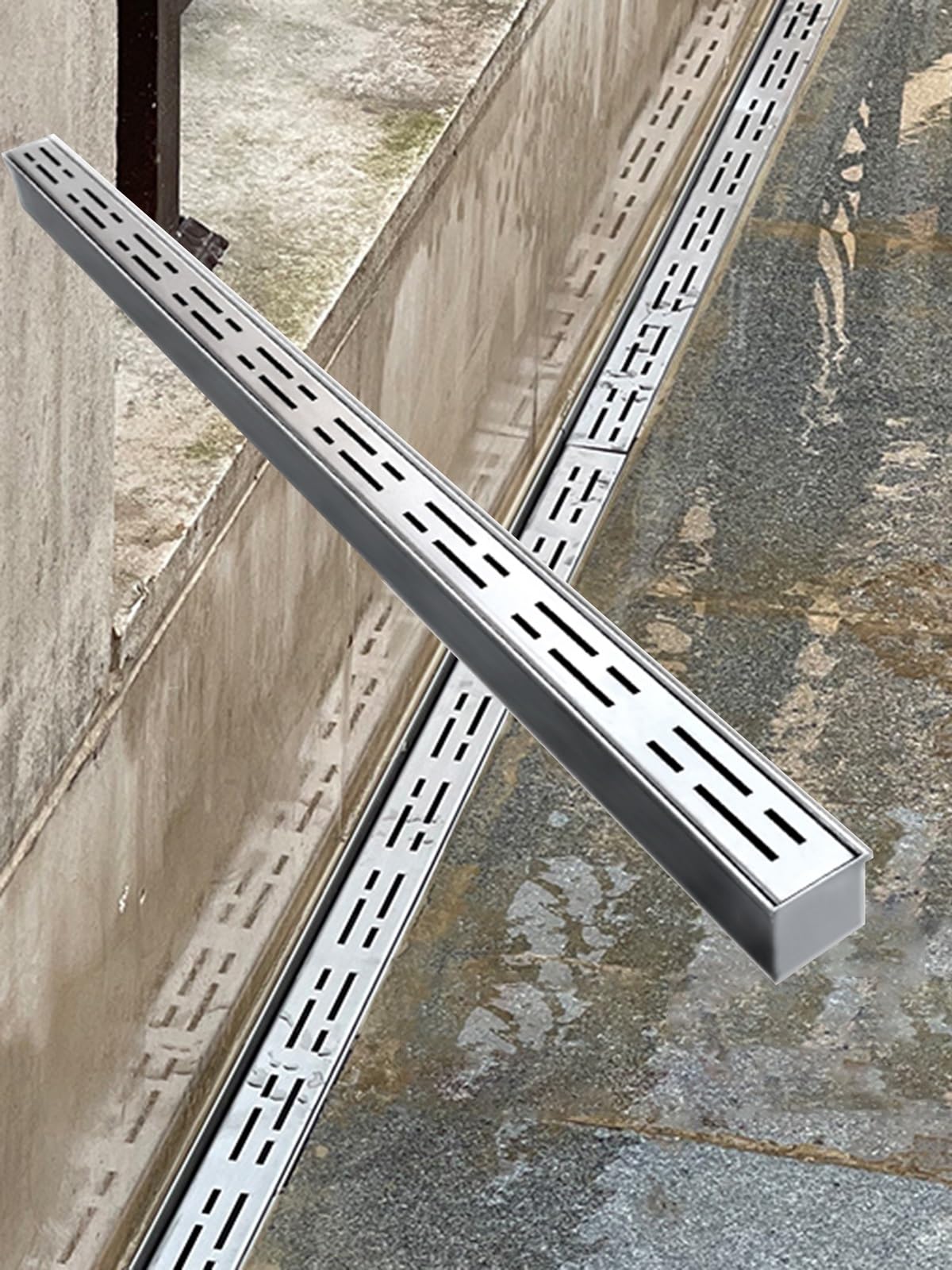 Caniveau de drainage pour plage de piscine et patio moderne