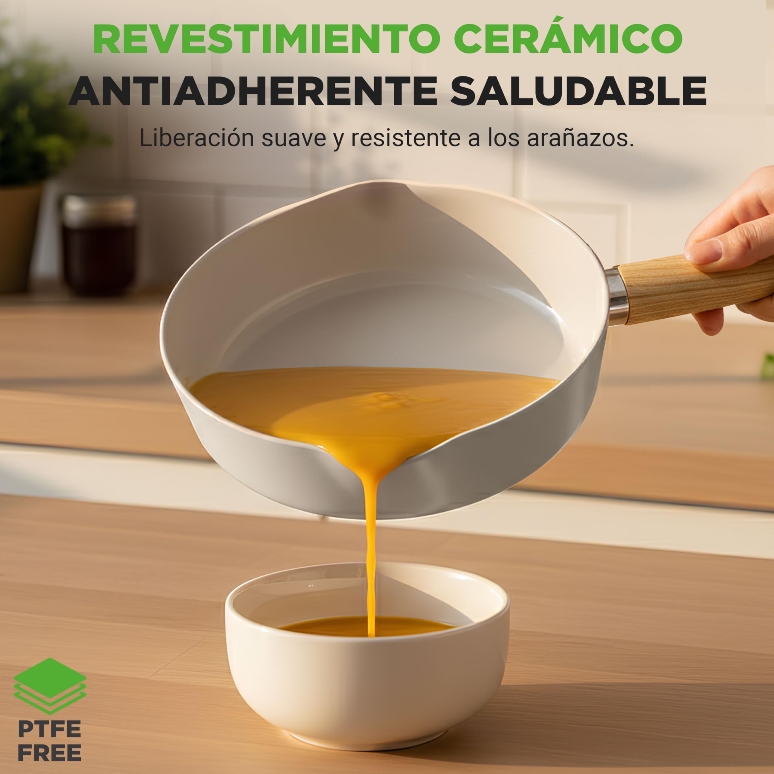 NutriChef Juego de Utensilios de Cocina de Cerámica Antiadherente 14 piezas, Ollas y Sartenes, para Inducción, Tapas de Vidrio, Asas de Toque Frío, Apto para Lavavajillas
