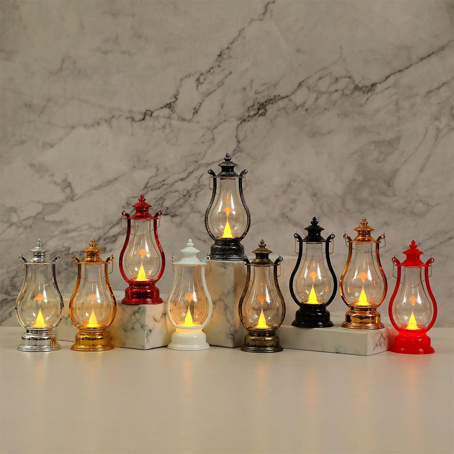 Retro Styles LED Handheld Lamps for Home Decors Party Camping with User Friendly Materials Inside Decorative Light Handheld LED Lamp