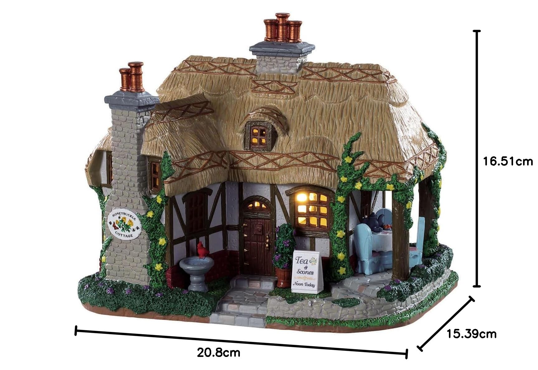Lemax - Honeysuckle Cottage- B/o Led- B/o Led