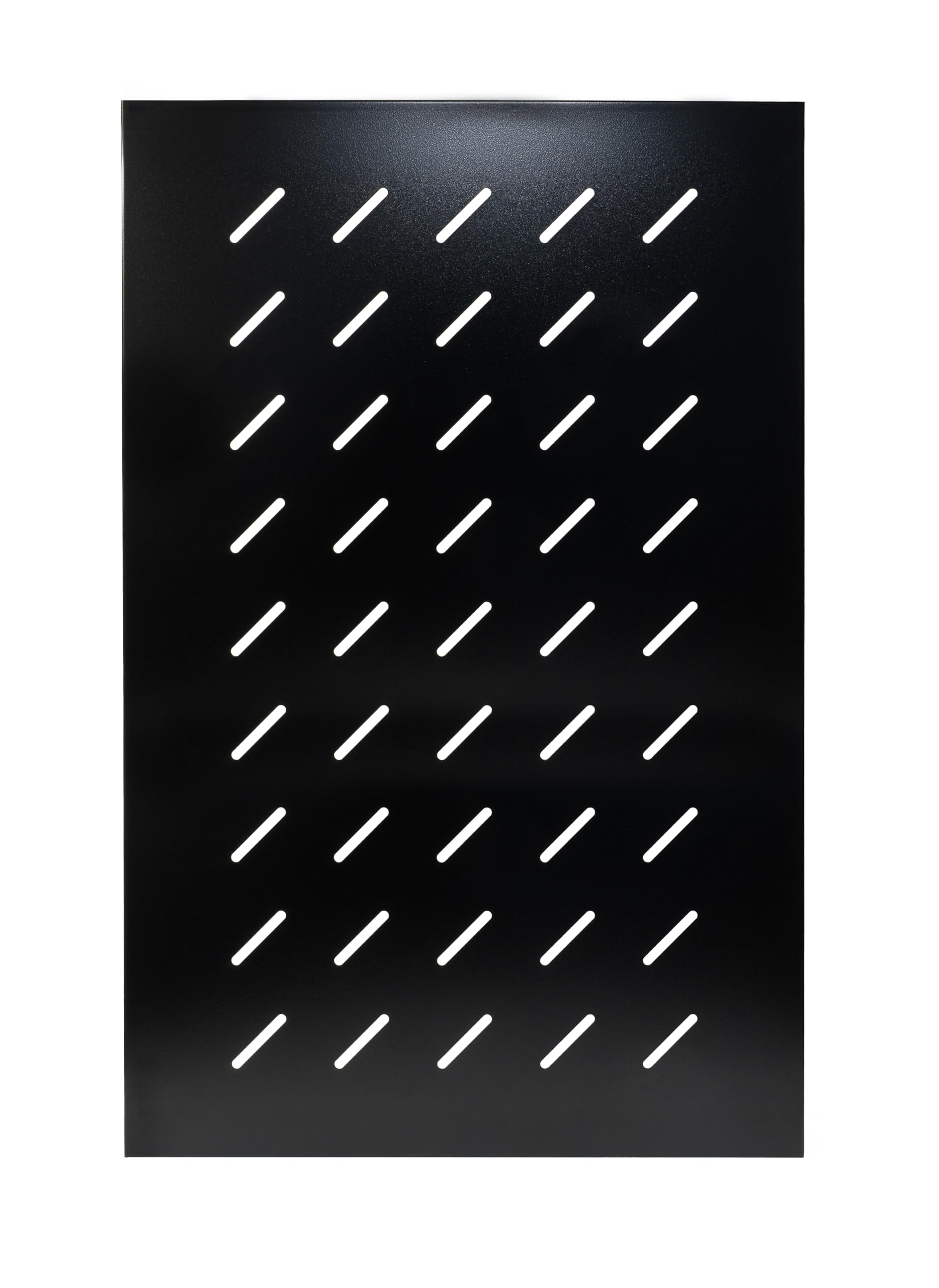 Mensola per Armadio Rack 19" 1U Ventilata, Acciaio Verniciato Polvere, Portata 45Kg, profondità 700mm, Fissaggio 4 Punti per armadi di Rete 19" con profondità di 1000mm, Colore Nero