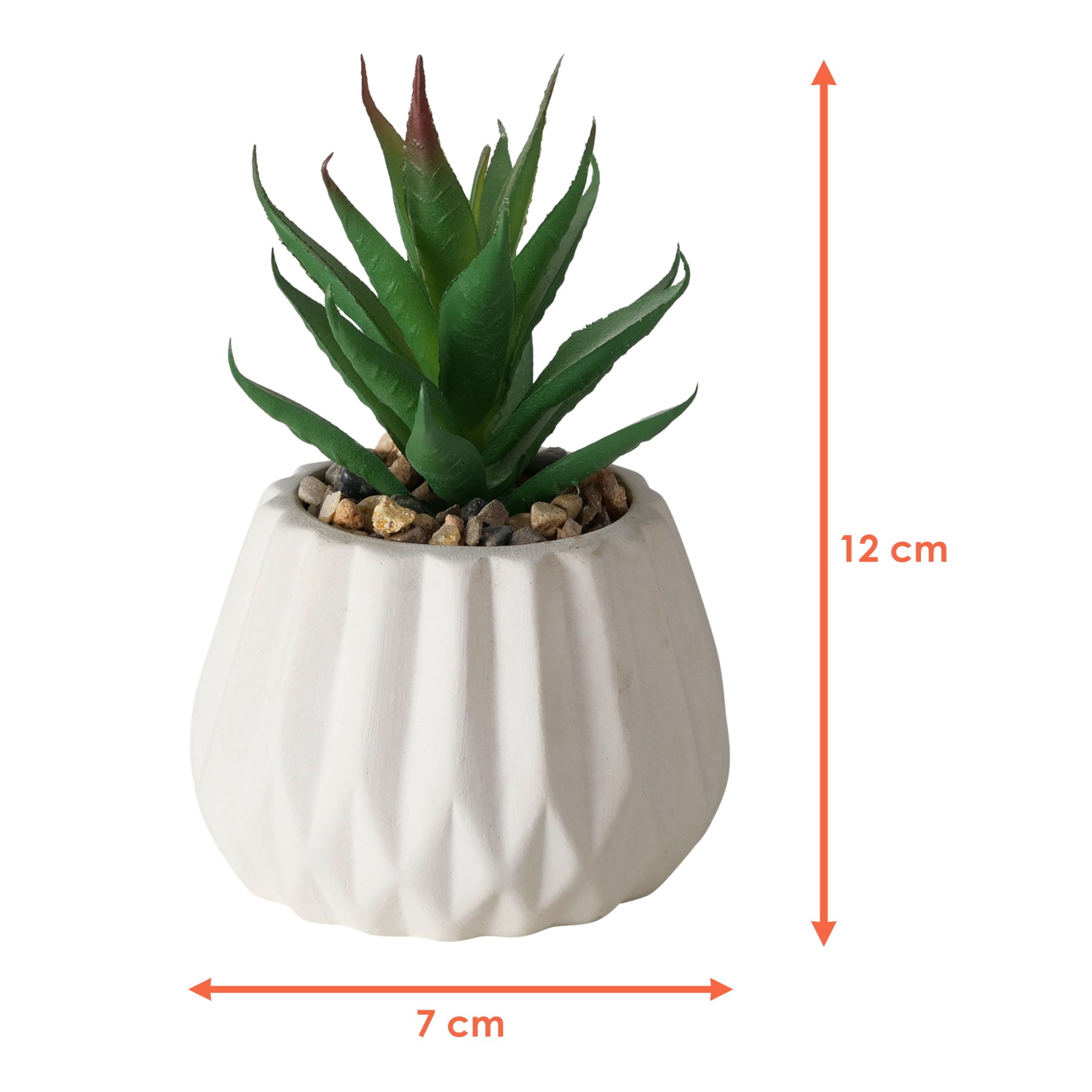 Pianta di Fico in Vaso Artificiale Decorativa in Plastica 95 cm