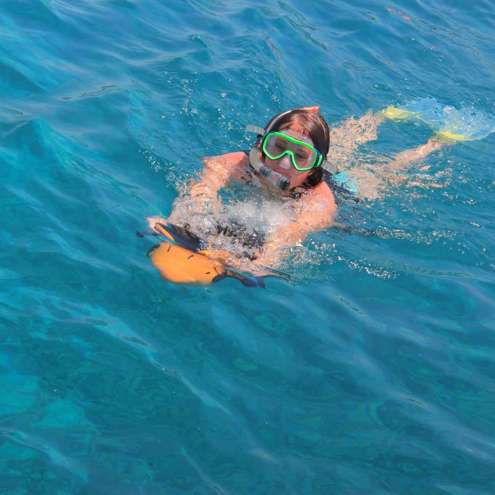 PEIXEN Scooter Marino Subacqueo Portatile, Booster per Immersioni E Nuoto con Batteria, 300w Elettrico per Piscina per Sport Acquatici E Immersioni Snorkeling E Avventura Marina Yellow