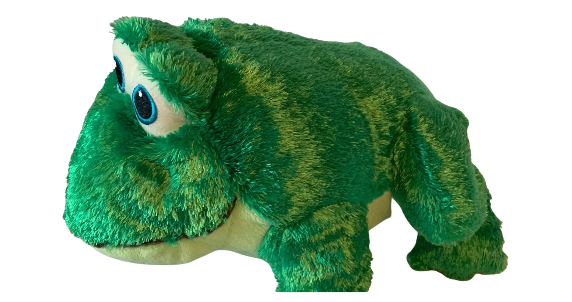 Weighted stuffed animal, Frog plush with 3 lbs, washable plush buddy - Image 2
