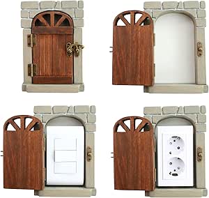 Wooden Outlet & Switch Cover - Handmade, Child-Safe, Decorative For Bedroom, Living Room, 11 Designs
