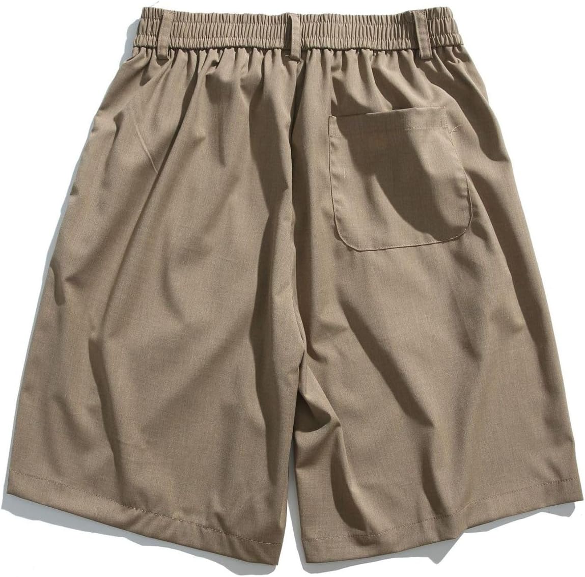 Men Casual Loose Shorts Summer Japanese Retro Elastic Waist Shorts