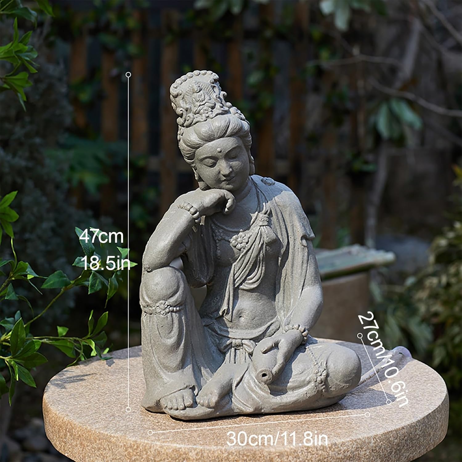 Water Feature, Pond Spitter Fountain, Animal Garden Water Outlet Water Sprayer, Stylish Ornament for Balcony, Courtyard, Patio and Home Office