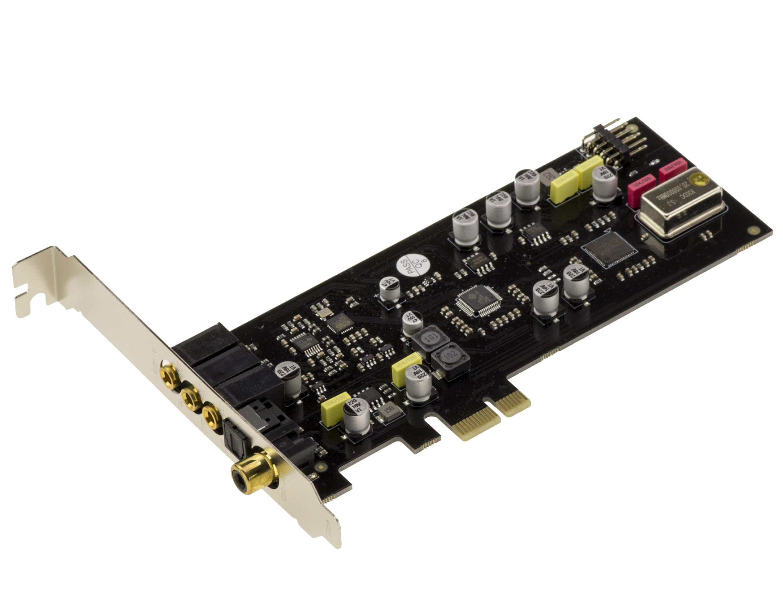 KALEA-INFORMATIQUE Scheda audio digitale HiFi PCIe x1 SSS1700 con convertitore DAC e ADC, DNR 127dB e distorsione inferiore a -120dB