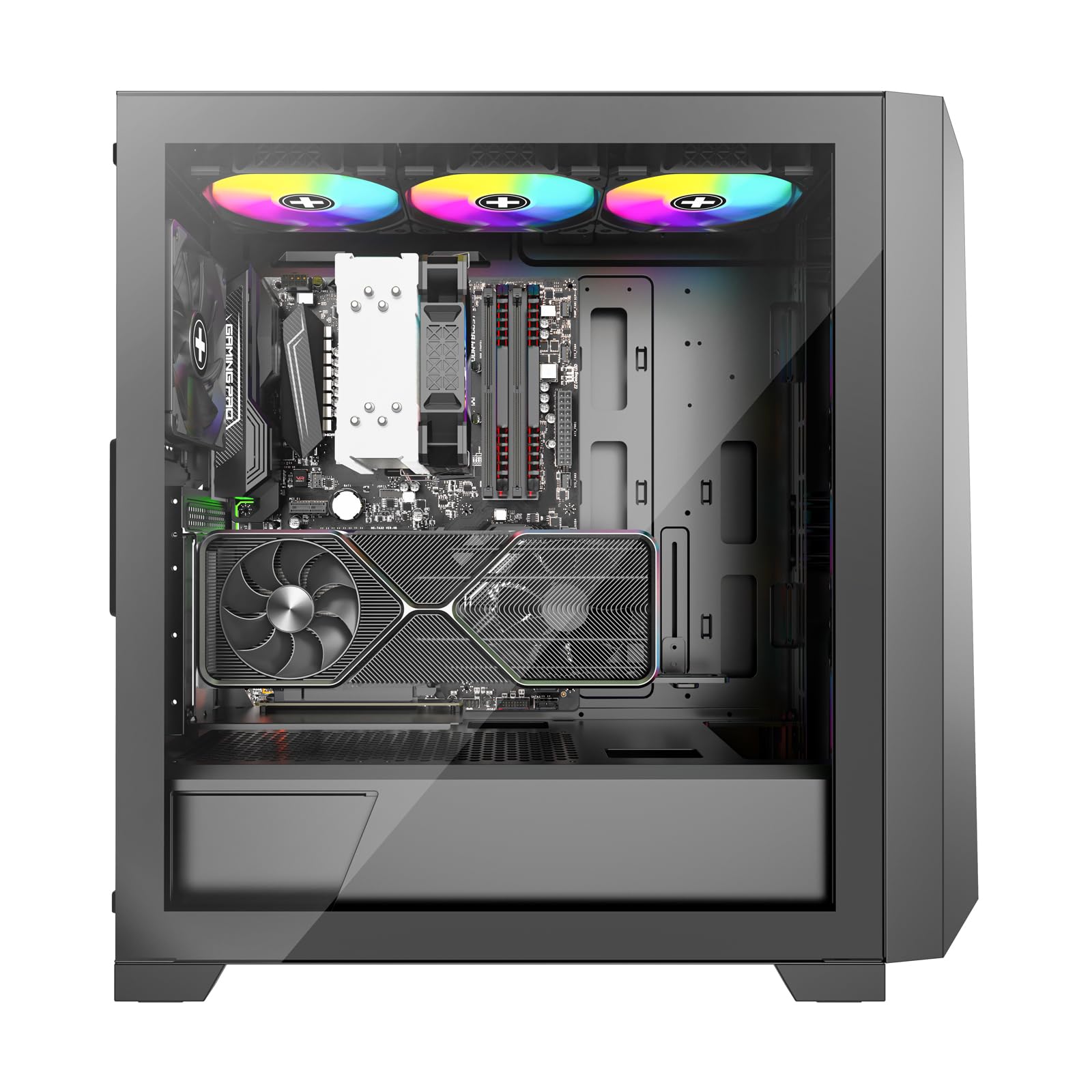 Xilence Zestaw kabli Riser do pionowego montażu karty graficznej w obudowie Xilent X X912.ARGB, kompatybilny tylko z Xilent X Case, łatwy montaż, elegancki wygląd, czarny
