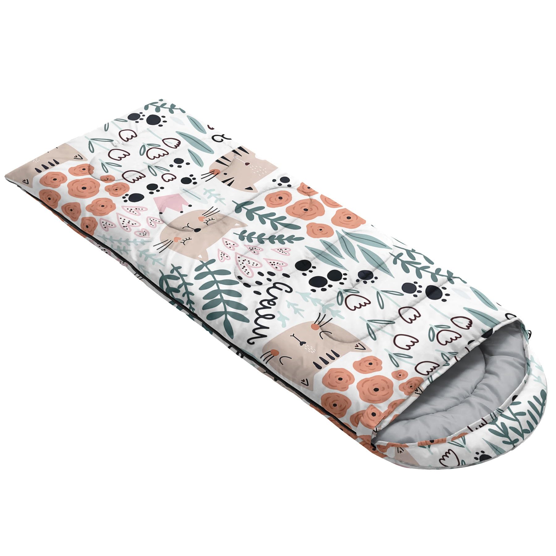 HOSIMA Star Moon - Saco de dormir para clima frío, para adultos, niñas y niños, impermeable, para hombre, cálido, camping, senderismo, al aire libre, viajes, caza, saco de compresión
