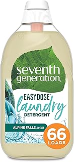 Sponsored Ad - Seventh Generation Laundry Detergent, Ultra Concentrated EasyDose, Alpine Falls, 23 oz, 66 Loads (Packaging...