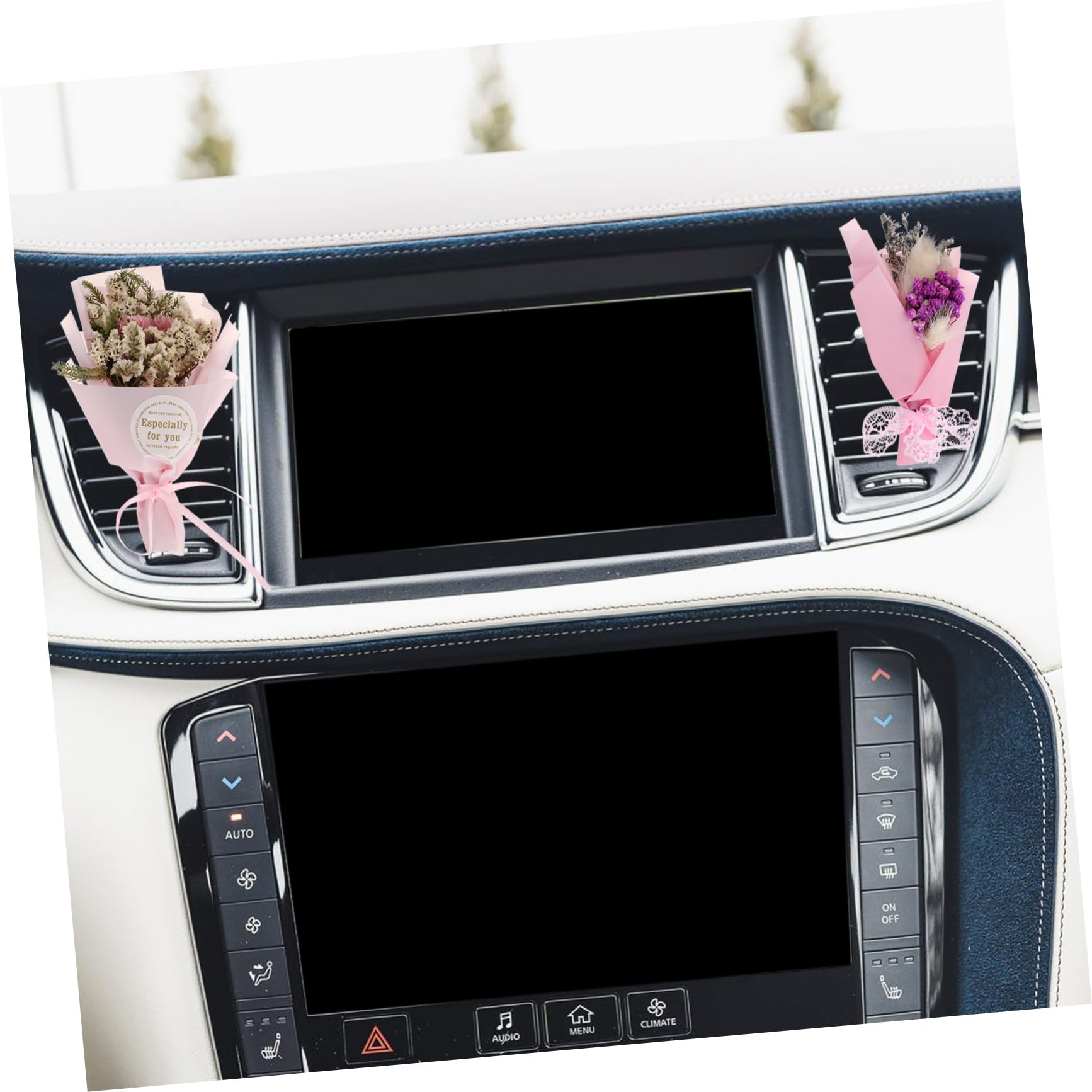 VICASKY 4pezzi Auto Clip Profumo Secchi Per Decorazione Elegante e Per Auto Ufficio e Altro