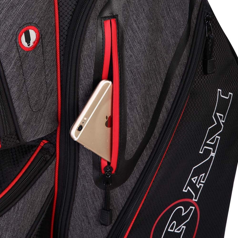 ゴルフバッグ・キャディバッグ ram Amazon | Ram ゴルフツアーカートバッグ 14ウェイディバイダートップ