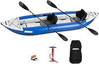 Vista 10 de Sea Eagle Kayak inflable Explorer de 380 x 12 pies 6 pulgadas - Pesca, excursión, camping, exploración y riego blanco, esquivaje extraíble, piso