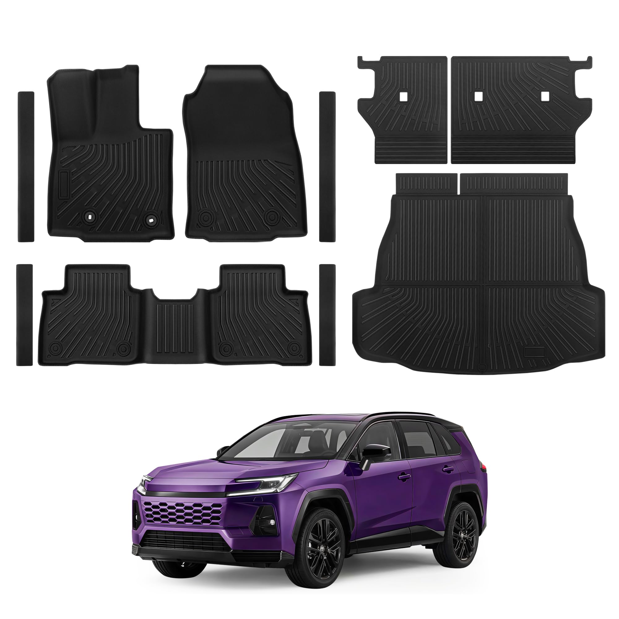 Floor Mats for Toyota RAV4 2026 Accessories Hybrid