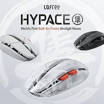 LOFREE Hypace Ultra Lightweight Gaming Mouse (47g), PAW3395