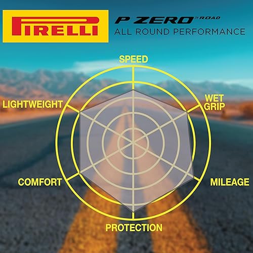 Miniatura 3 de Pirelli P Zero Road - Neumático para bicicleta de rendimiento, ligero, equilibrado para todo terrenocarrera, tipo tubo, cómodo y confiable,