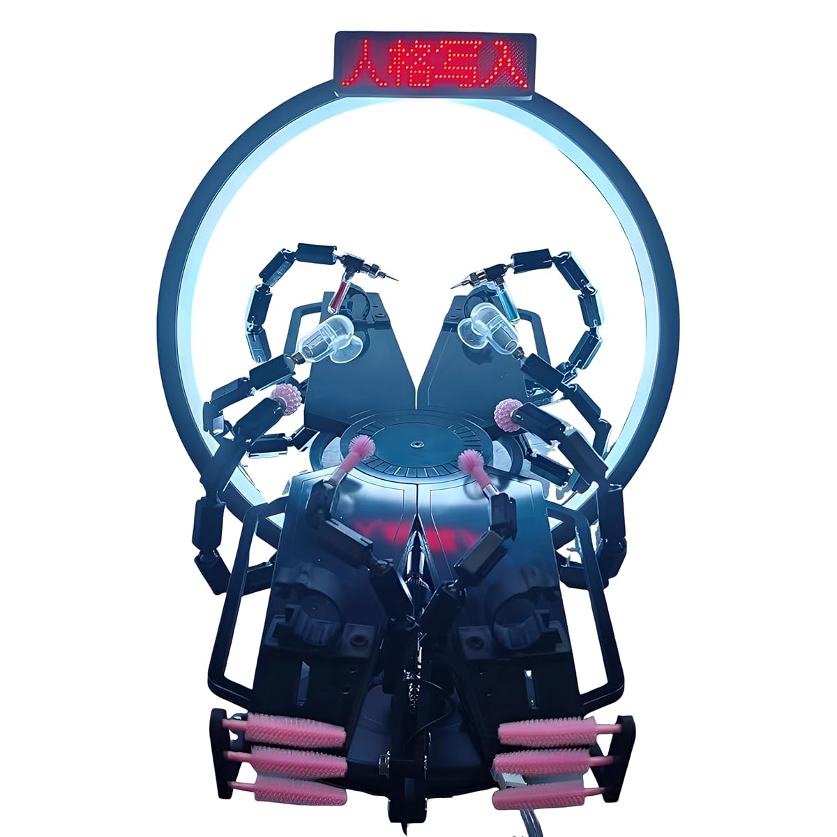 AIEK 1/6 フィギュア ドール 用 コスプレ 魔改道具 SM 拘束+手枷+足枷 監禁・陵辱恥育・道具 DIY VRメガネ JIAOUDOLL VERYCOOL PHICENNに適用 ライト付き シーン用 アクセサリー サソリ拘束台 豪華版