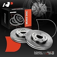 Vista 7 de A-Premium Rotores de freno de disco ventilados delanteros de 11.02 pulgadas (11.024 in) compatibles con modelos seleccionados de Hyundai y Kia