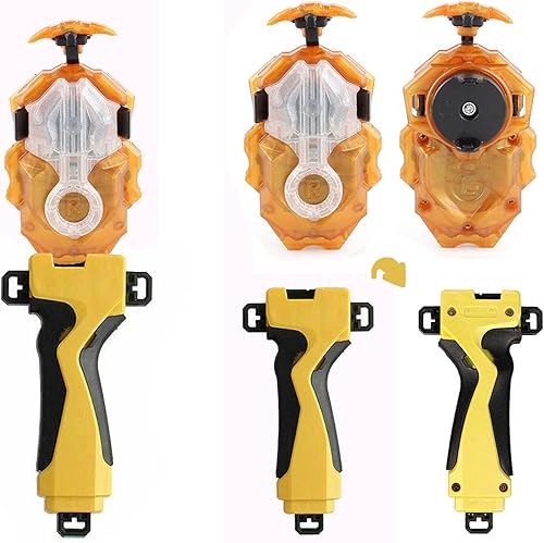 Vista 41 de DYT Battling Tops Burst B 184 Custom Bey Launcher LR Left Right Spin DB Layer System , B 11 Launcher Grip Metal Azul