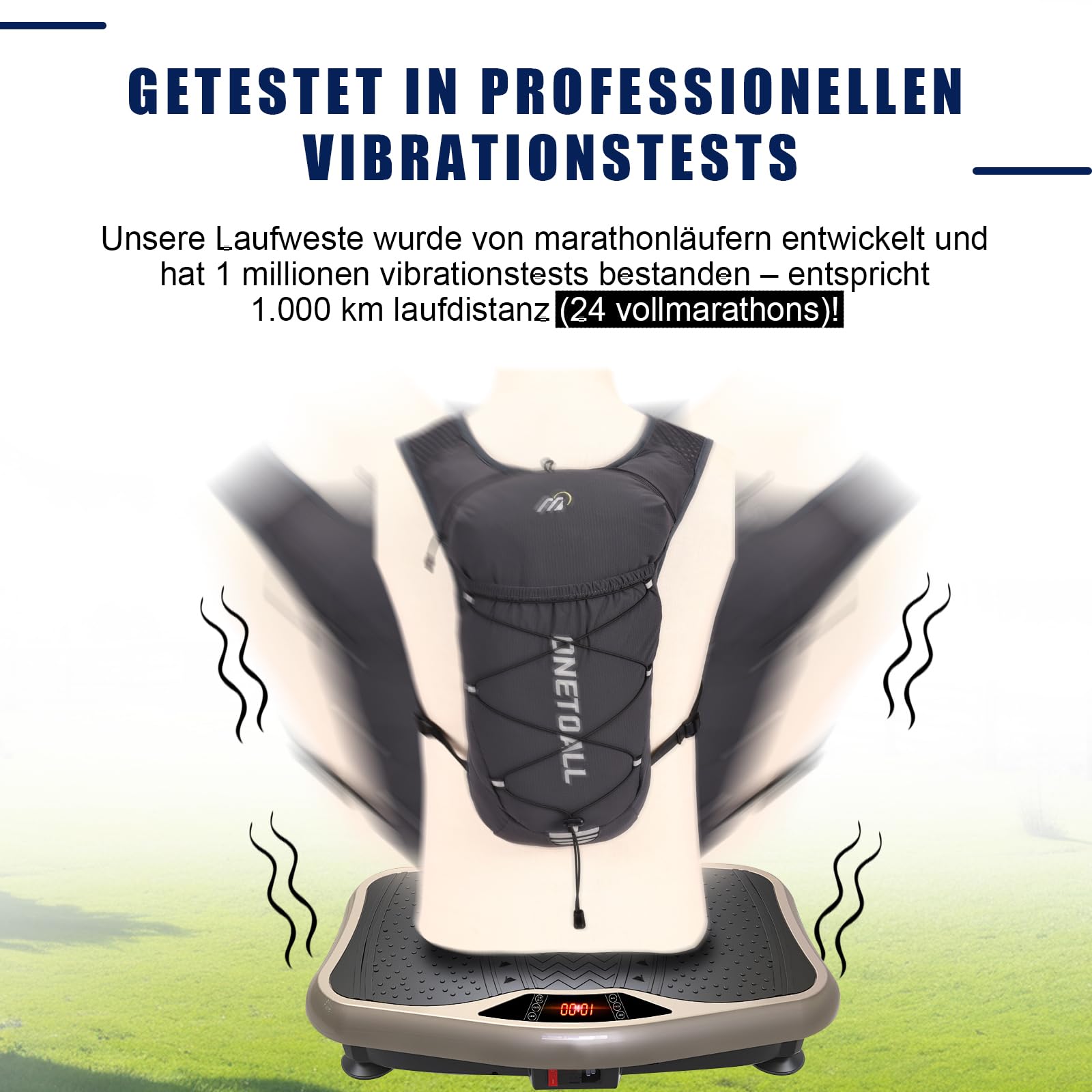 Laufweste Damen mit 500ml Trinkflasche/2L Trinkblase, Leichter Trinkrucksack Laufen Herren 6L, Runing Vest Reflektierend für Jogging, Trailrunning, Fahrrad, Marathon, Motorrad, nur 150g
