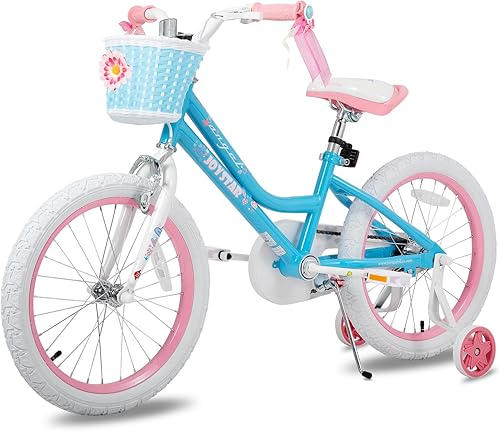 Miniatura 8 de JOYSTAR Angel - Bicicleta para niñas pequeñas y niños de 2 a 13 años, bicicleta para niños de 12, 14, 16, 18 pulgadas, con ruedas de entrenamiento y