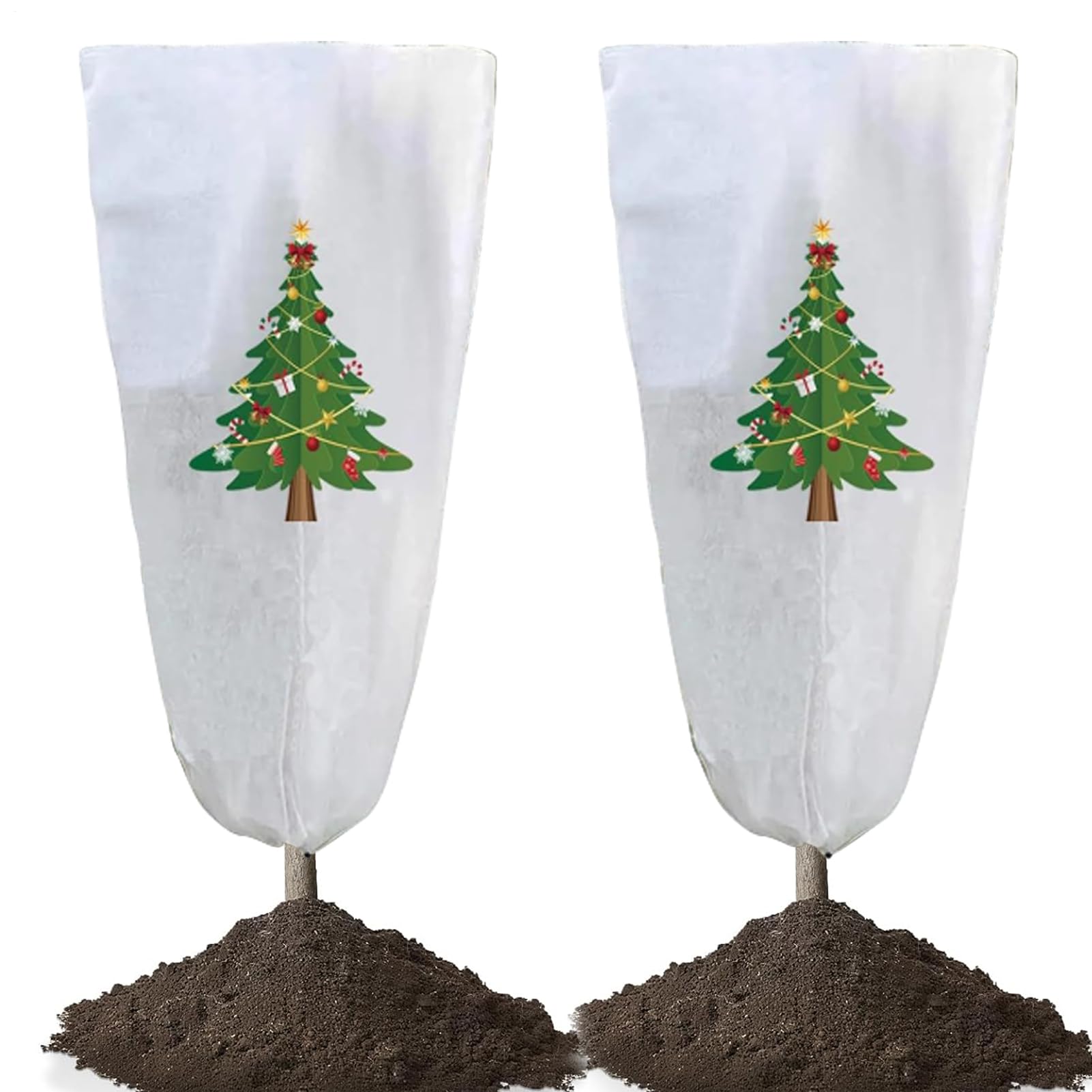 Housse de protection pour arbre en sylviculture : voile d'hivernage épais extérieur