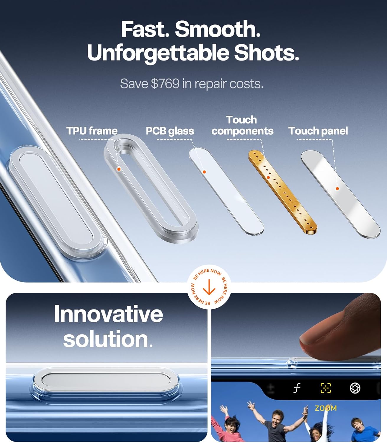 TORRAS Ostand Magnetic for iPhone 17 Case Clear, Fit for MagSafe, 3X Military Drop Protection, Camera Control, Slim Phone Case for iPhone 17 with Kickstand, Soft Edge, Anti Yellowing Cover 6.3, Clear