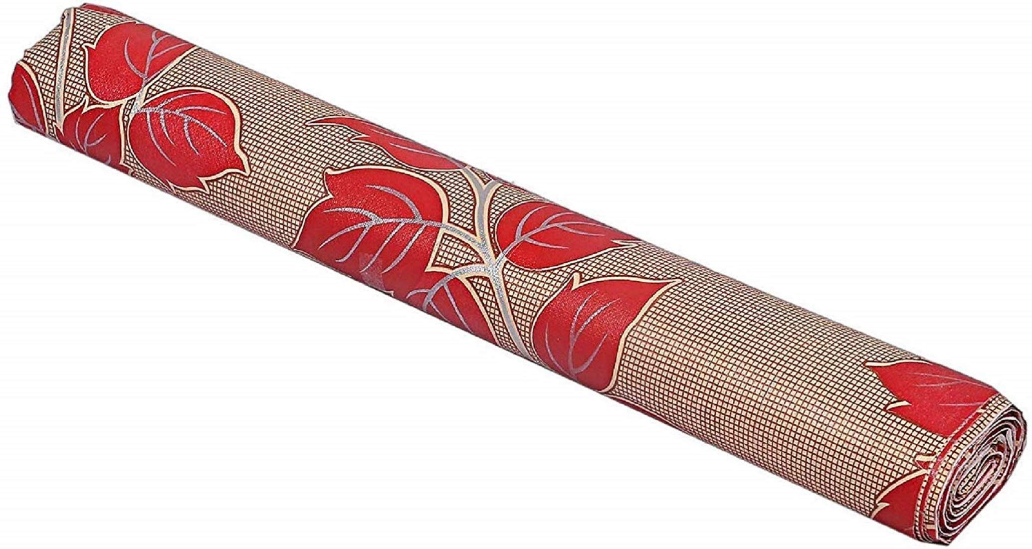 Red PVC Shelf Liner - Protect Your Kitchen & Drawers -2
