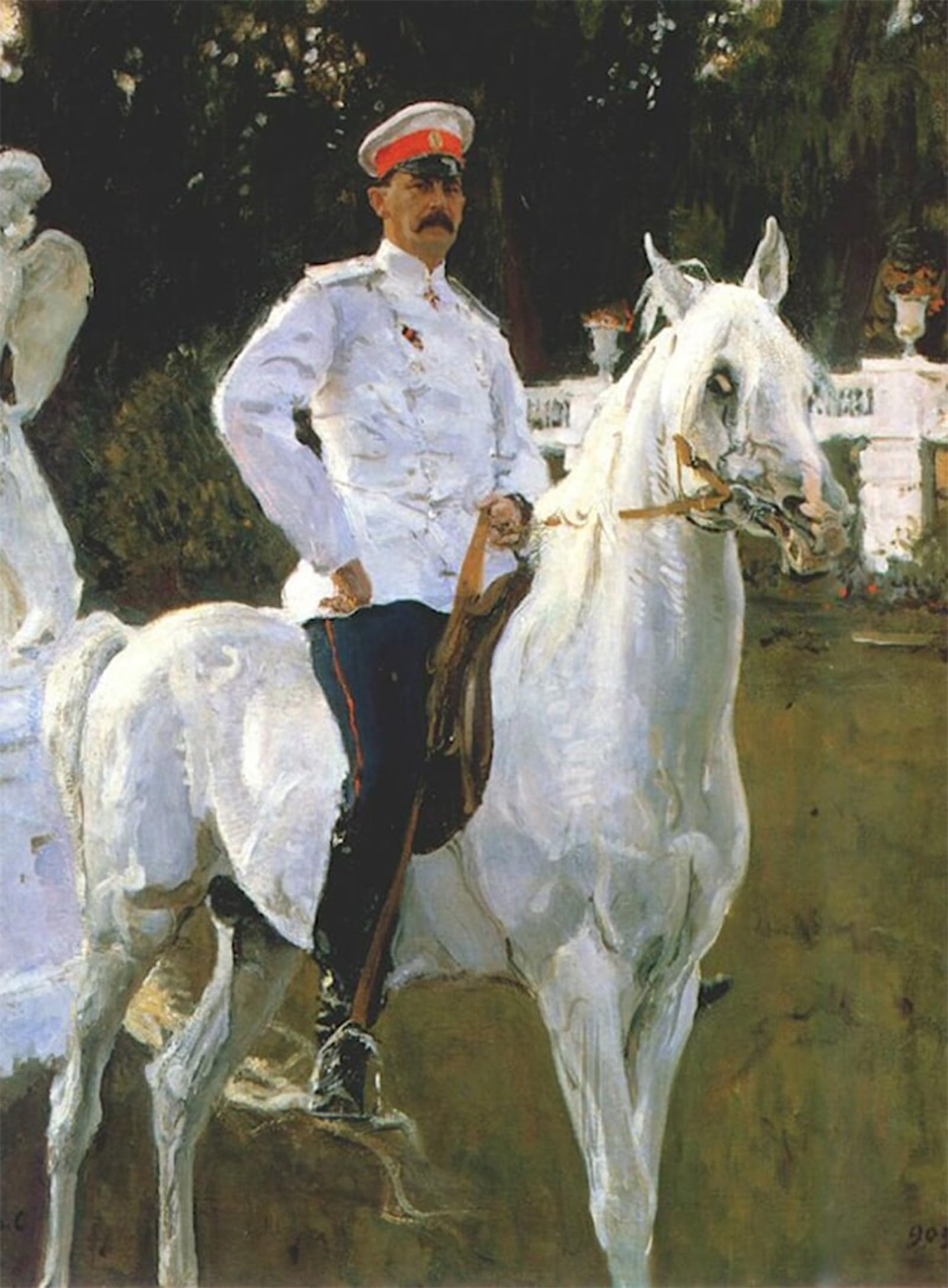 ARTXLXXBN Famous Painting Art Wall Decor Abstract Art Picture Felix Yusupov by Valentin Alexandrovich Serov Animal Pictures for Home Decor 60x90cm
