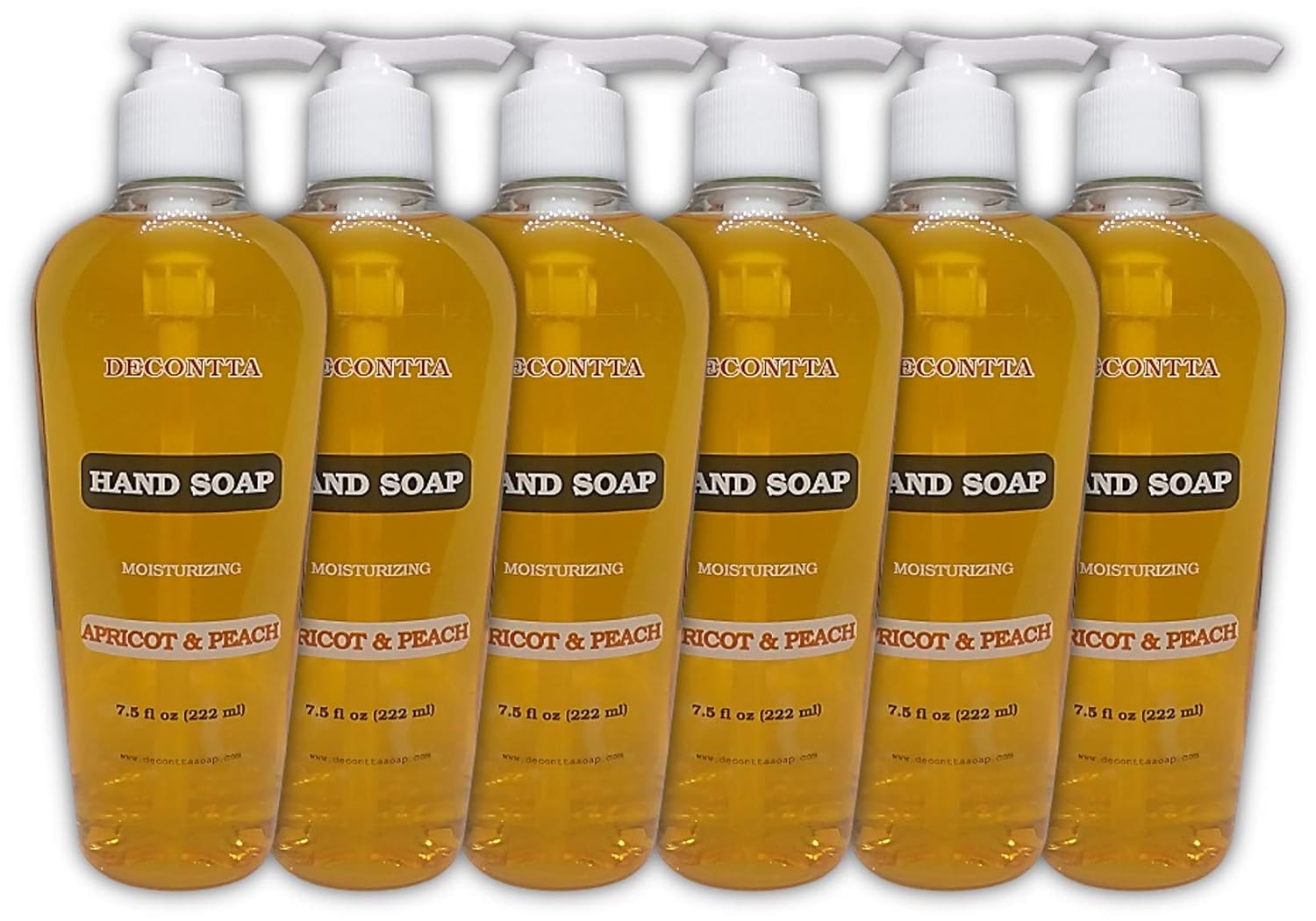 Decontta Moisturizing Liquid Hand Soap, Apricot and Peach