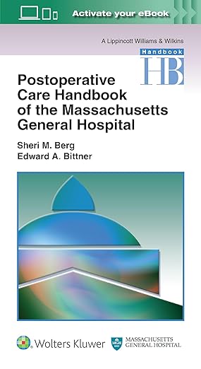 Postoperative Care Handbook Of The Massachusetts General Hospital (Pb 2018)