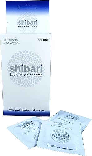 Miniatura 2 de SHIBARI Preservativos de látex lubricado premium, caja de venta al por menor de 12 unidades